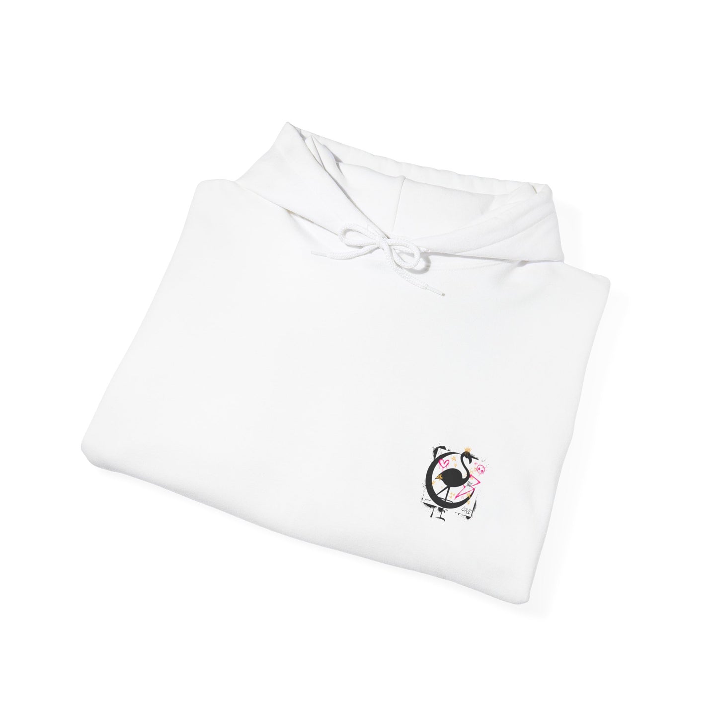 Flamboyant & Fierce - Graffiti Flamingo Hoodie