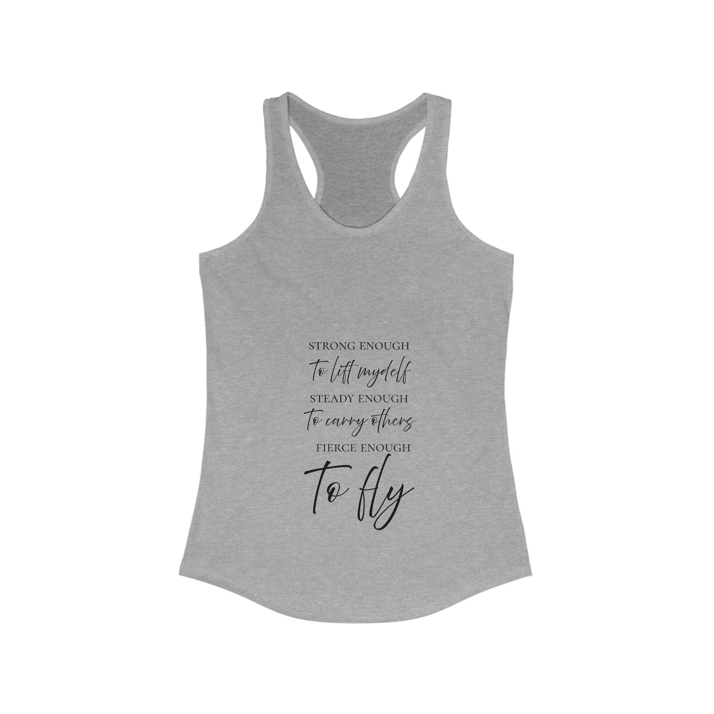 Strong enough to Fly - Racerback Tank Top