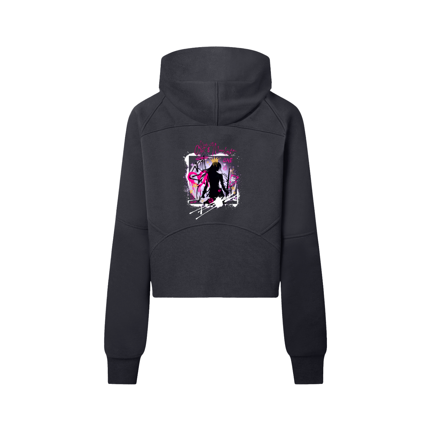 Cropped Hoodie,Empowerment Hoodie,Gym wear,Activewear,Inspirational Gym apparel