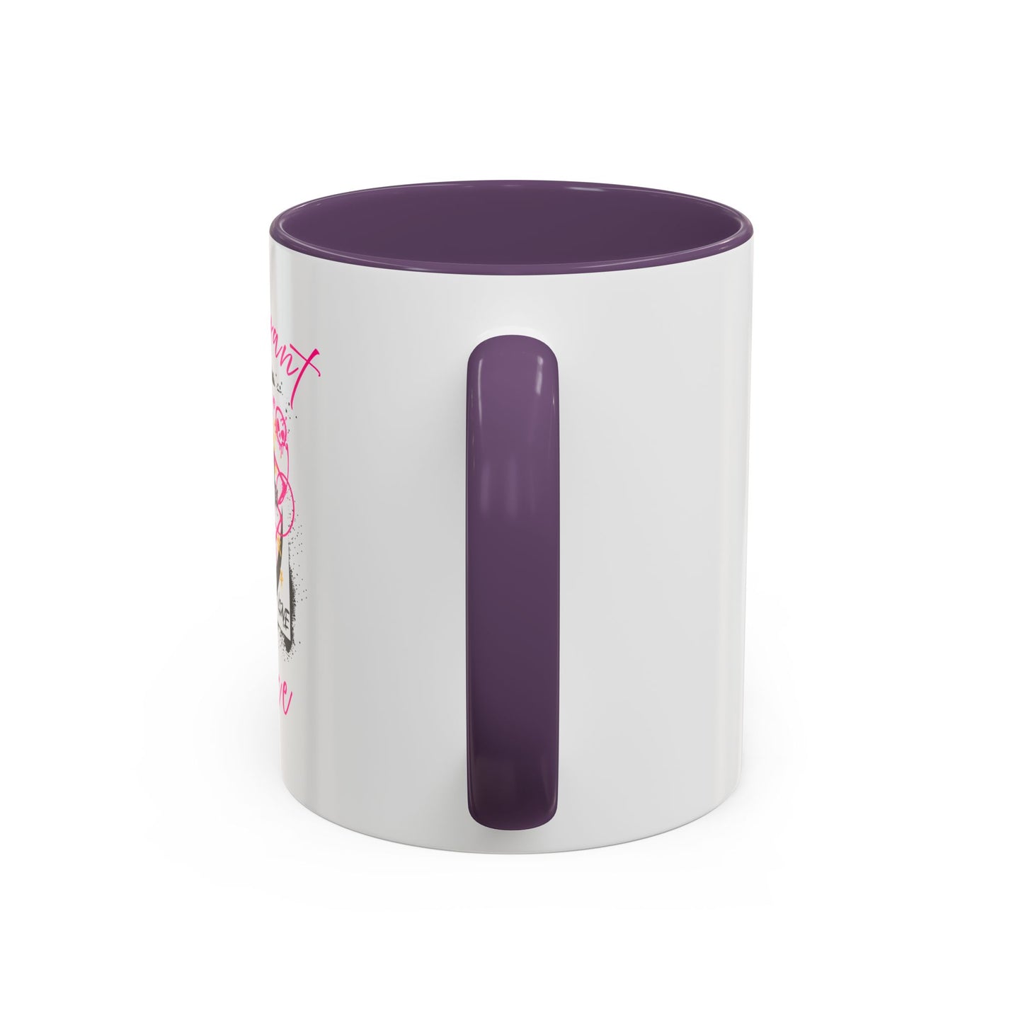 Flamboyant and Fierce Flamingo - Accent Coffee Mug