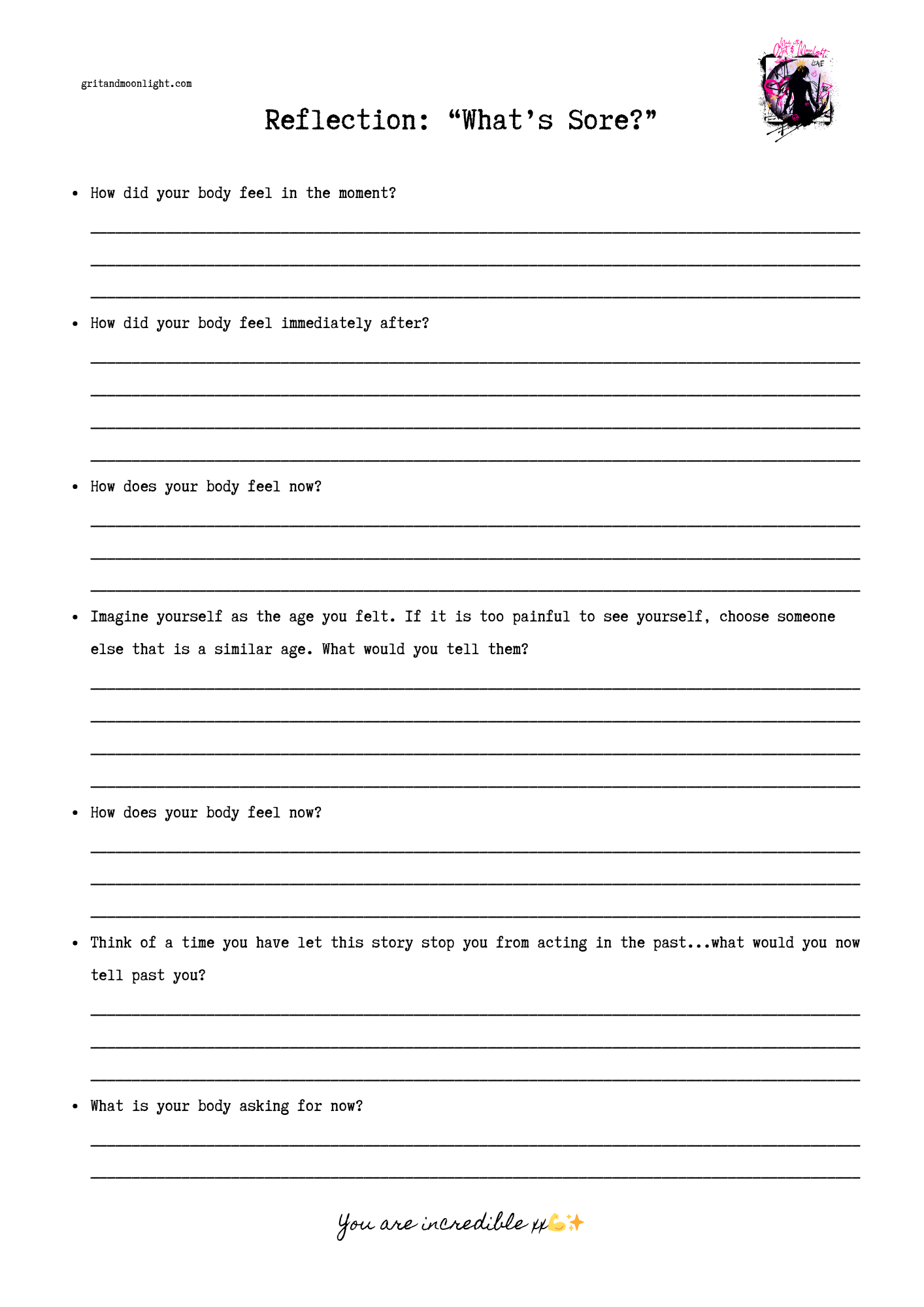 Emotional DOMs - The Tender Strength Toolkit