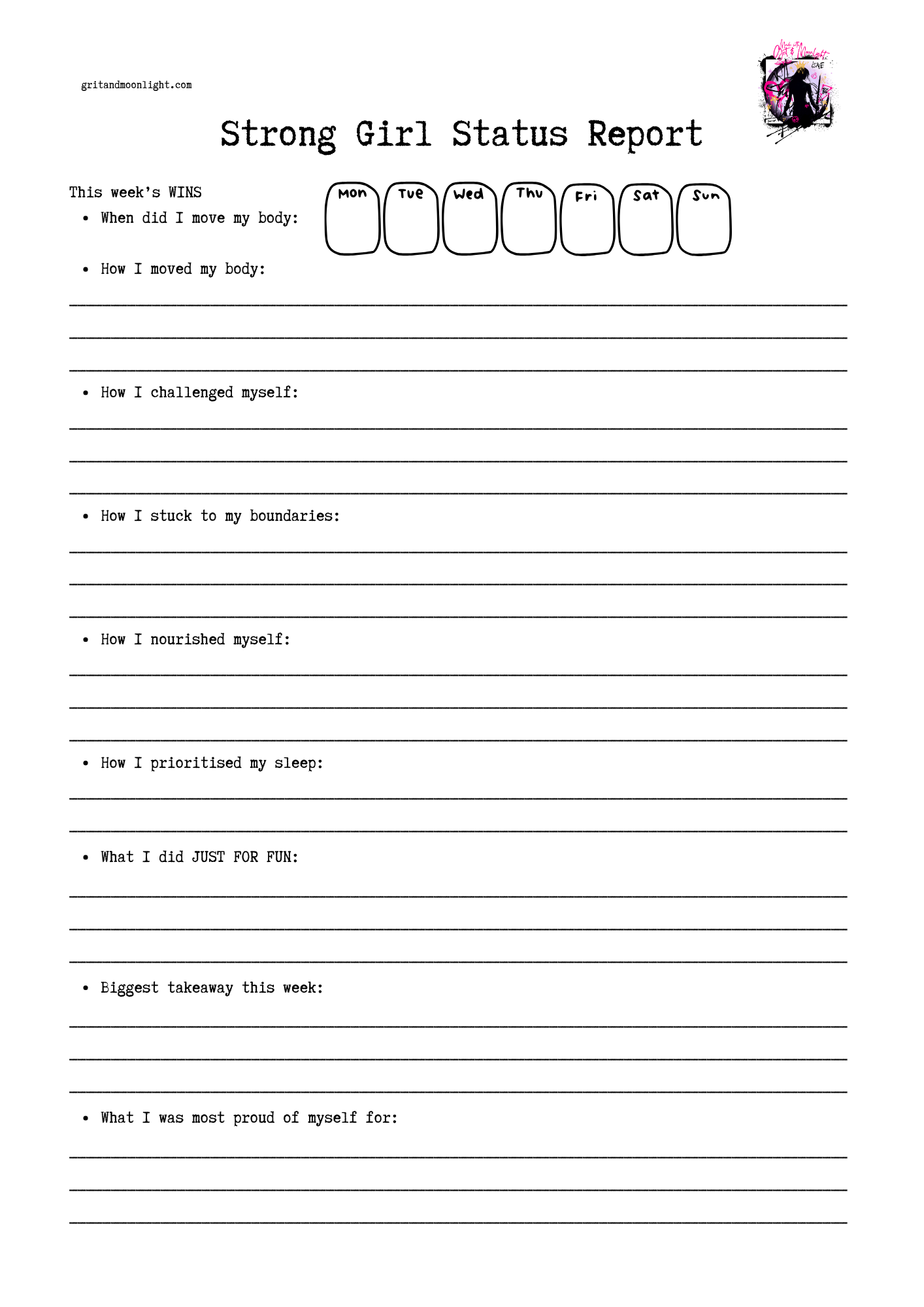 Strong Girl Toolkit – Your Starter Pack for Strength, Confidence & Self-Belief