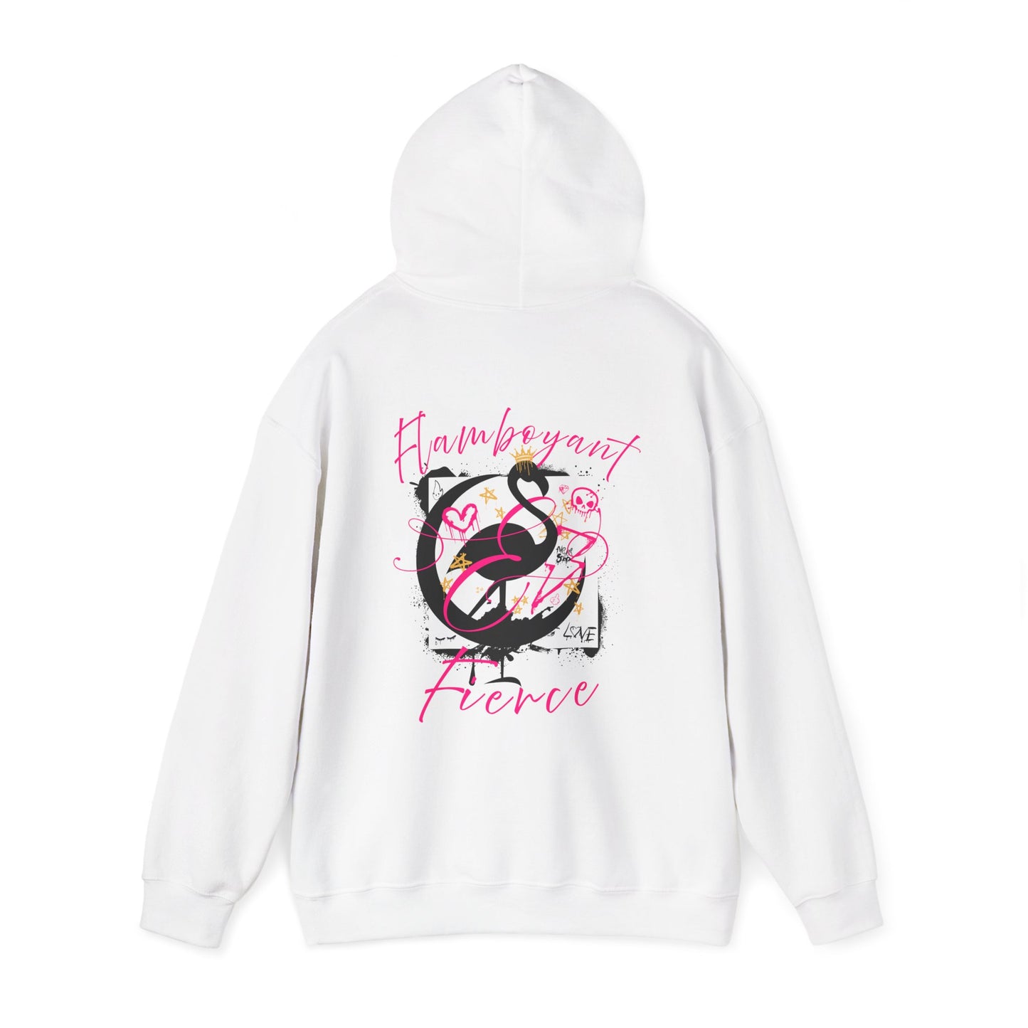 Flamboyant & Fierce - Graffiti Flamingo Hoodie