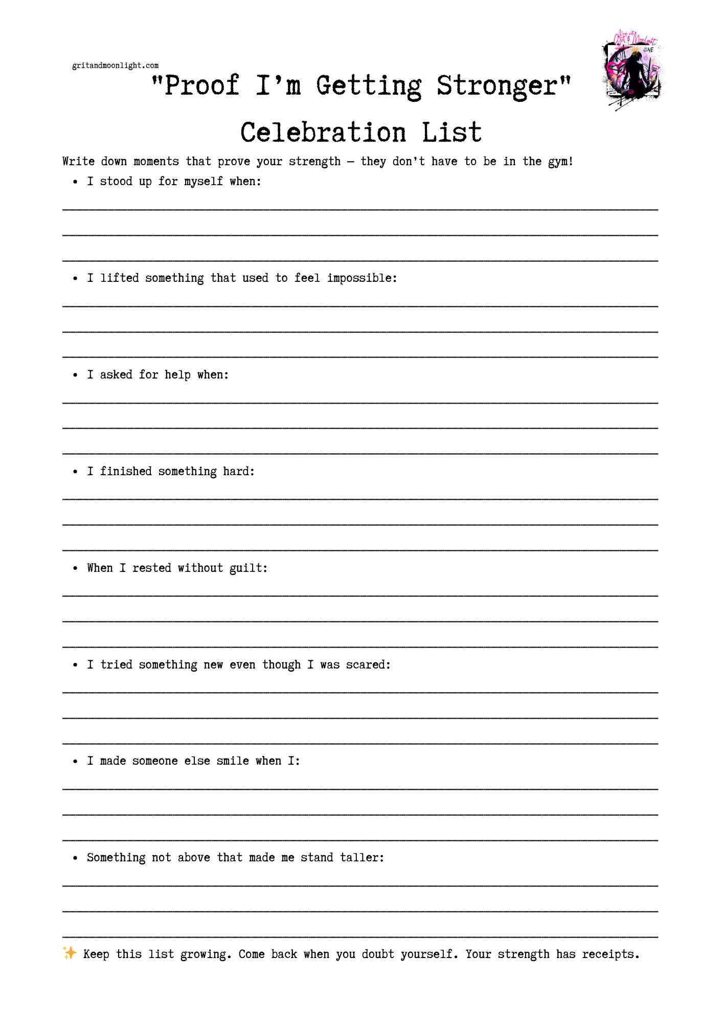 Strong Girl Toolkit – Your Starter Pack for Strength, Confidence & Self-Belief