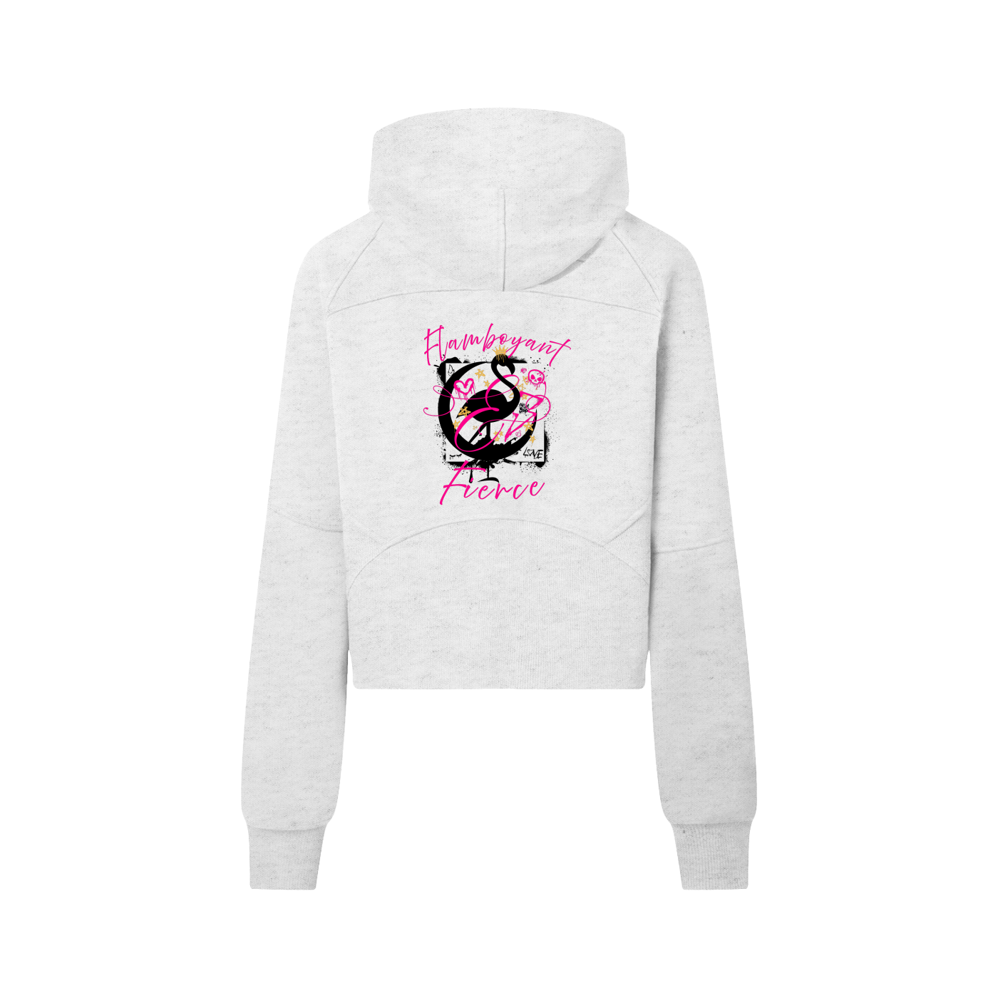 Empowerment Hoodie,Street style apparel,Flamingo Hoodie,Cropped zip hoodie,Activewear,Street style activewear,Christmas Gift,Empowerment quote hoodie