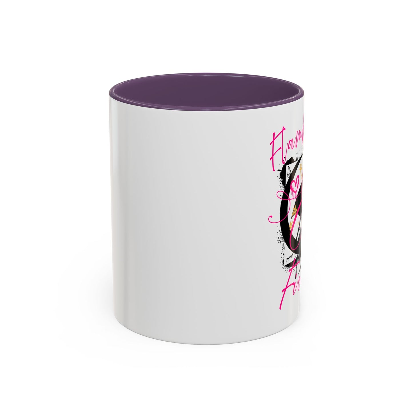 Flamboyant and Fierce Flamingo - Accent Coffee Mug